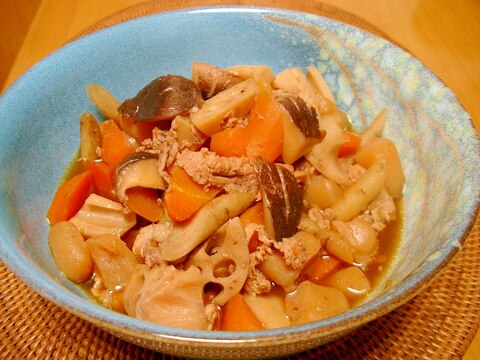 豚肉でも筑前煮♪